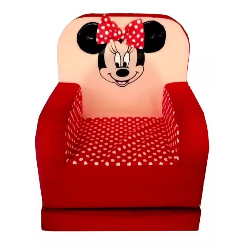 SD Asiento Infantil Sillon Cama Sofa Individual Niños Minnie