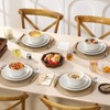 MALACASA 20 oz Ceramic Soup Bowls with Handles, Set of 4