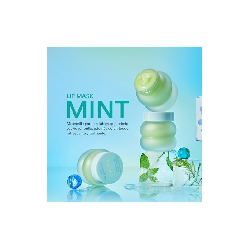 TOCOBO Mint Lip Mask 20 ml Mascarilla de Labios Hidratante,