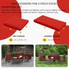 Pakunoda 3 Pack Outdoor Replacement Cushions, Fit for 4-Seater Wicker
