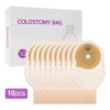 Bolsa Colostomia Recortable Adulto 20-65mm 10 Pcs Drenable