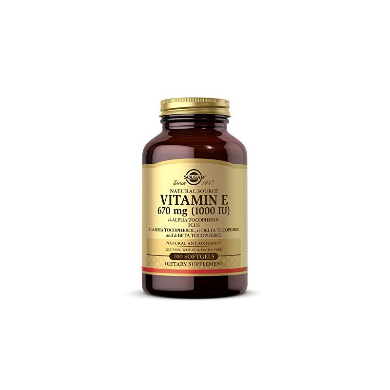 Solgar Natural Source Vitamin E 671mg - Supports The Immune