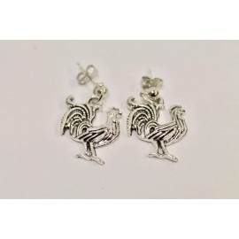 JKCE Designs Chicken Earrings, Fun and Quirky Earrings, Chicken Jewelry, Gift For Her