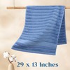 Jacquotha Ribbed Hand Towels for Bathroom, Hotel & Spa Quality