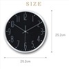 Fuji Boeki 99584 Wall Clock, Diameter 9.8 inches (25 cm),