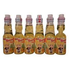 Boruto Ramune Soda - Pineapple Flavor, 6.76oz, Pack of Six (6) -Free Shipping!