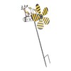 Three Little Bees Windmill Lovely Decorative Metal Bees Windmill for