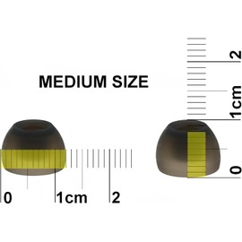 6pcs S/M/L Eartips Compatible with LG Tone Free HBS-FN7 HBS-FN6 HBS-FN4 True Wireless Earphones - Ergonomic Replacement Set Earbuds