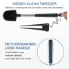 SetSail Toilet Brush and Holder 3 Pack, Self Closing Lid
