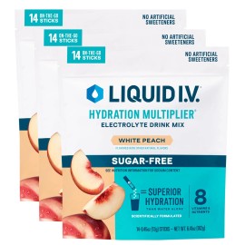 Liquid I.V.� Hydration Multiplier� Sugar-Free - White Peach - Hydration Powder