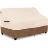Heavy Duty Oxford 2-Seater Patio Loveseat Cover,Outdoor Couch Cover,Waterproof Heavy
