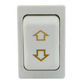 RecPro RV 40 AMP Power Reversing Motor Closed Circuit Switch for Awnings or Slide Outs (White)