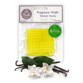 Belle Aroma Fragrance Wafer - Long Lasting Refills for Use Plugables ScentSlides Aromatherapy Nightlight Diffuser, Tahitian Vanilla, 3 (2-Packs) 6 wafers Included