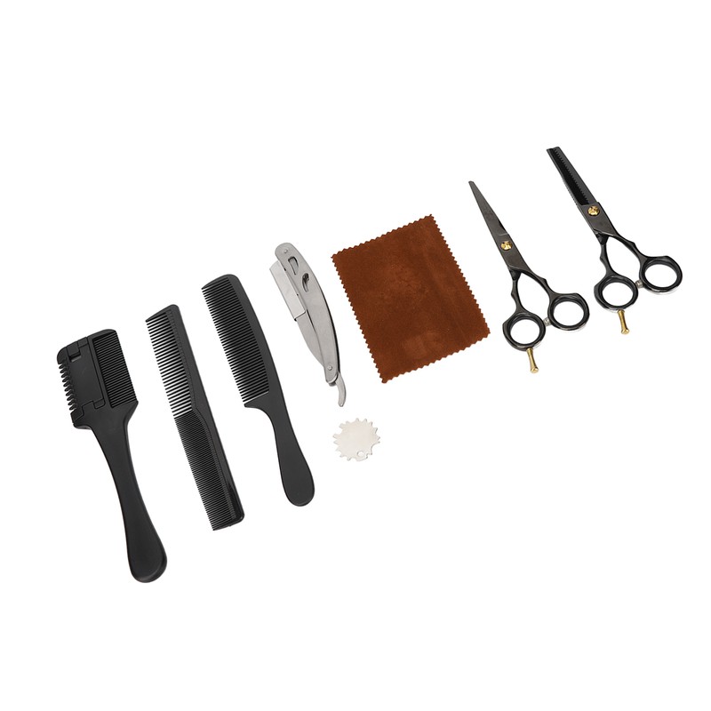 Hair Cutting Scissors Set Haircut Shears Comb Barber Scissors Tools