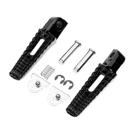 VPZMT Rear Foot Pegs Brackets Set Fits for Suzuki GSXR600/GSX-R750 2006-2007 K6 K7 (Rear-Black-3)