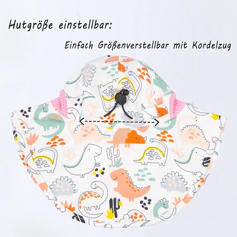 Foruhoo Sun Hat Boys Girls with Neck Protection, Hat UV