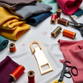 Zipper Pull Replacement Zipper Repair,Zipper Slider Pull Tab, for Luggage Backpack Jacket Suitcase Coat Sewing Notions and Supplies (Gold)