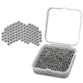 Pack of 1500 Stainless Steel Cleaning Beads, 3 mm Premium Metal Cleaning Balls, Decanter Cleaning Beads, Water Bottles Cleaning Balls, Reusable Scratch-Free Cleaning Balls for Carafes Vase