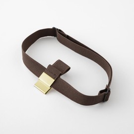 DESIGNPHIL 62334006 Book Band, Pen Holder Band, For B6 - A5, Brown,