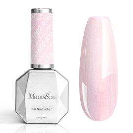 MelodySusie Thick Bright Pink Gel Nail Polish,0.5fl oz Nails Soak Off UV LED Rose Pink Gel Polish Christmas Gift for Women Nail Art Manicure Salon DIY Nail Design Decoration at Home-686