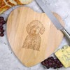 'Australian Labradoodle' Wooden Heart Shaped Chopping/Cutting Board (WB00079485)