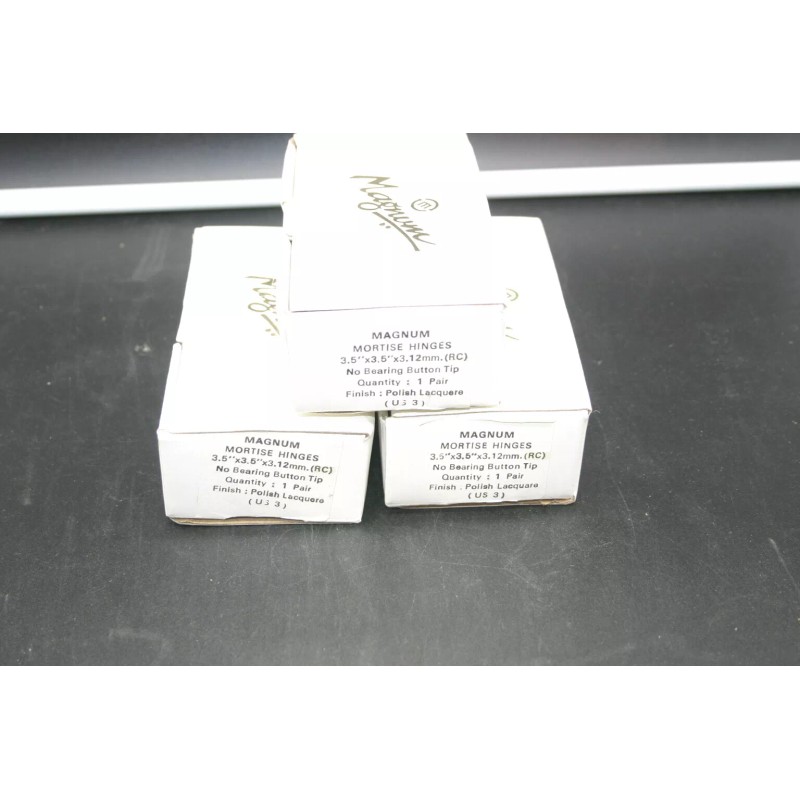 Magnum Magnum Mortise Hinges 3.5" x 3.5" 12mm Radius Corner