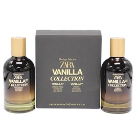 Zara Vanilla Collection 01 + 02 Cologne for Men Fragrance Set EDP Eau De Parfum 2x 100 ML (3.38 FL OZ)