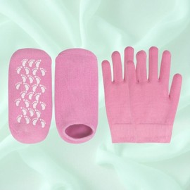 Exfoliation, thick dead skin cells on feet, heel care, heel care gloves socks 2ea
