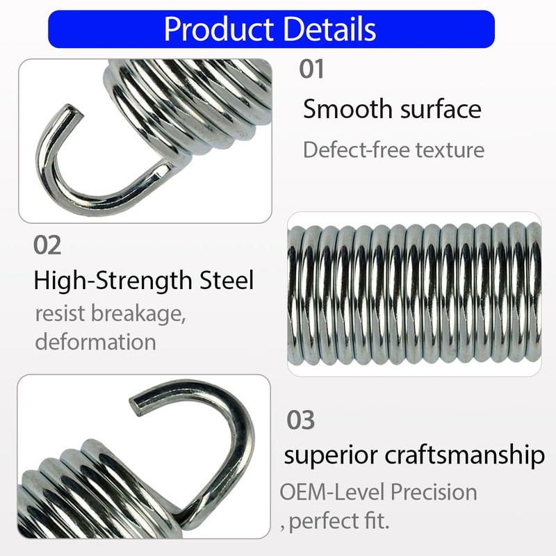 ZanFyxil 116-6317 Extension Spring for Toro & Exmark Zero-Turn Mowers,