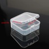 WYAN 12 Pack Square Clear Plastic Storage Containers Box with