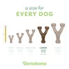 Benebone Wishbone Durable Dog Chew Toy for Aggressive Chewers, Made