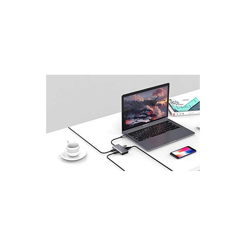 Juiced Systems QuadHUB - USB-C 4 Port Portable USB Hub