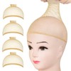 FANDAMEI Wig Caps Net, 4PCS Wig Caps Mesh Net Open