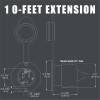 Journeyman-Pro 10 Foot 15 AMP 120V Shed Building Outdoor Power