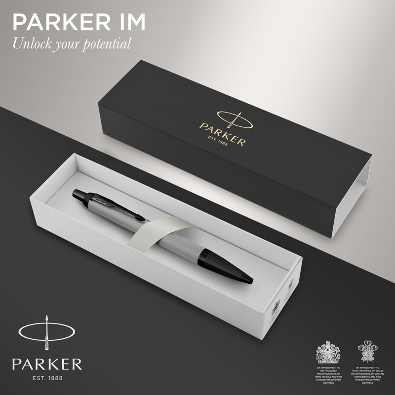Parker IM Black Edition Premium Ballpoint Pen | Achromatic Matte