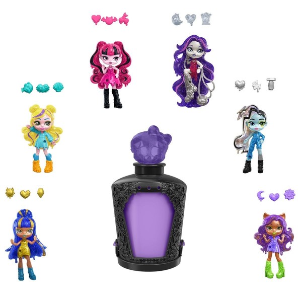 Monster High Potions Fright Size Mini Doll Display Case, Complete
