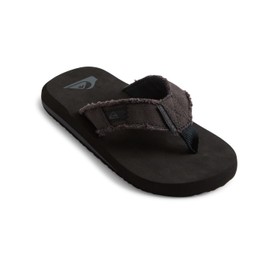 Quiksilver Monkey Abyss Youth, Scarpe da Spiaggia e Piscina Bambini e ragazzi, Nero Black Black Brown Xkkc, 37 EU