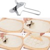 Dumpling Wrapper Cutter, Stainless Steel Dumpling Dough Skin Cutter Manual