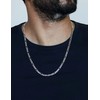925 Sterling Silver Figaro Chain Necklace 5mm – Sterling Silver