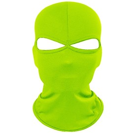 bodbop Balaclava Ski Face Mask Windproof Full Head Mask Sun UV Protection Face Cover for Men Women Outdoor Sports Cycling Cap (Light Green)
