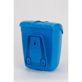 San Jamar SI2000 Saf-T-Ice Plastic Scoop Caddy for Scoops, 86 oz, Blue