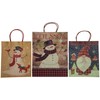 Northlight 20-Count Assorted Paper Christmas Themed Gift Bags