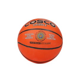 Cosco BFI Approved Dribble Basketballs for All Surface | Color: Orange | Size: 6 | Performance Rubber | Winding: Nylon Winding | Water Resistant | Ideal for Unisex | Suitable for: Training/Match