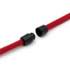 Dark Red Nylon Cord Lanyard Soft Comfortable with Safety Breakaway,