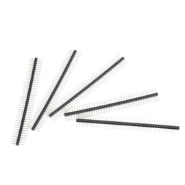 PENGLIN 20PCS Long Pins 40 Pin Breakaway Headers 2.54mm Equal Length Long Centered 6.25mm on Both Sides 15mm in Total Male Pin Header Connector