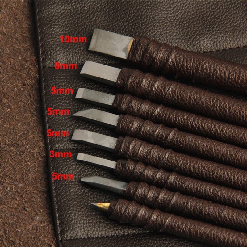 SKYZONAL Stone Carving Tool Set Chisel Carving Tool Carving Kit