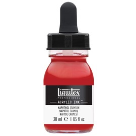 Liquitex Professional Acrylic Ink, 1-oz (30ml) Jar, Naphthol Crimson