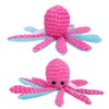 Pet Corduroy Octopus Vocal Toy Puppy Biting Training Toy for