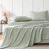 JELLYMONI Striped Sheets Set Full Size, 4 Pieces 100% Cotton