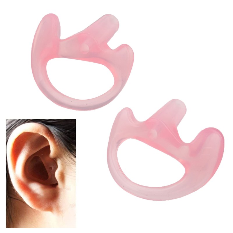 5 Pair Radio Ear Mold Earbud Replacement Left Right Earpiece
